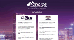 Desktop Screenshot of choicegroupasia.com