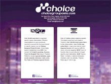 Tablet Screenshot of choicegroupasia.com